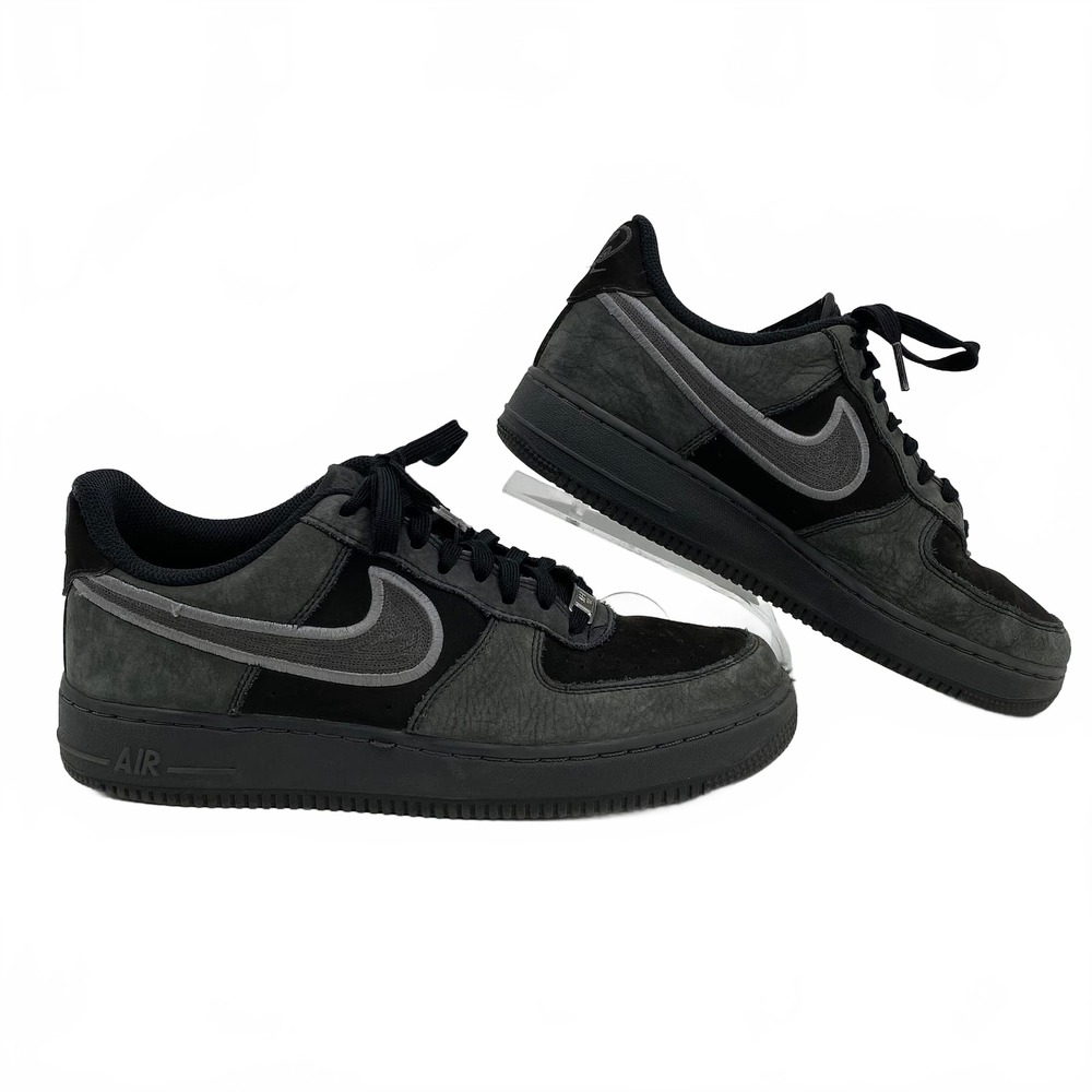 Nike Black Gray Sneakers Air Force 1 ‘07 | Mens 8